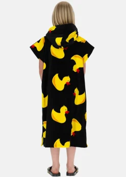 Online Blount & Pool Tropical Beach Poncho JR Black Yellow Duck