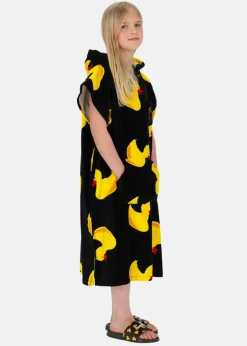 Online Blount & Pool Tropical Beach Poncho JR Black Yellow Duck