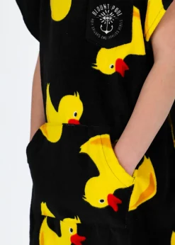 Online Blount & Pool Tropical Beach Poncho JR Black Yellow Duck