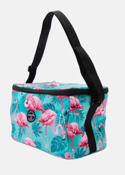 Blount & Pool Tropical Cool Bag Turquoise Flamingo