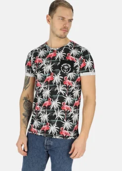 Discount Blount & Pool Tropical Pocket Tee Sunset Flamingo