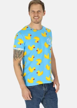 Outlet Blount & Pool Tropical Pocket Tee Blue Yellow Duck