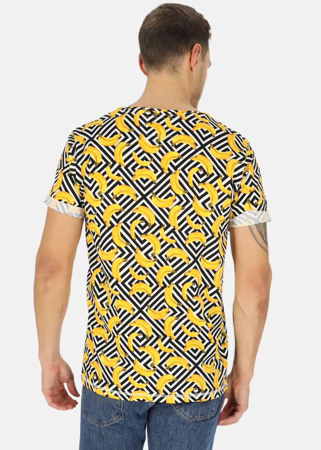 Hot Blount & Pool Tropical Pocket Tee Yellow Graphic Banana