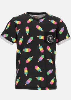 Best Blount & Pool Tropical Pocket Tee JR Black Ice Cream