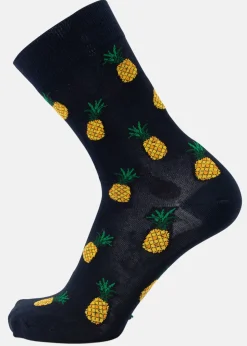 Discount Blount & Pool Tropical Sock Navy Pineapple