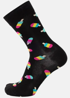 Blount & Pool Tropical Sock Black Ice Cream
