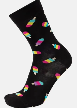 Blount & Pool Tropical Sock Black Ice Cream