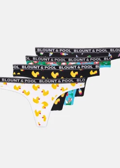 Sale Blount & Pool Tropical String 4-pack Yellow Duck/Black Yellow Duck/Turquoise Flamingo/Black Icecream