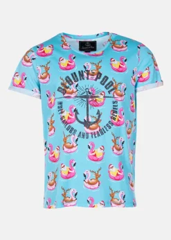 Clearance Blount & Pool Tropical Tee Turquoise Pool Party