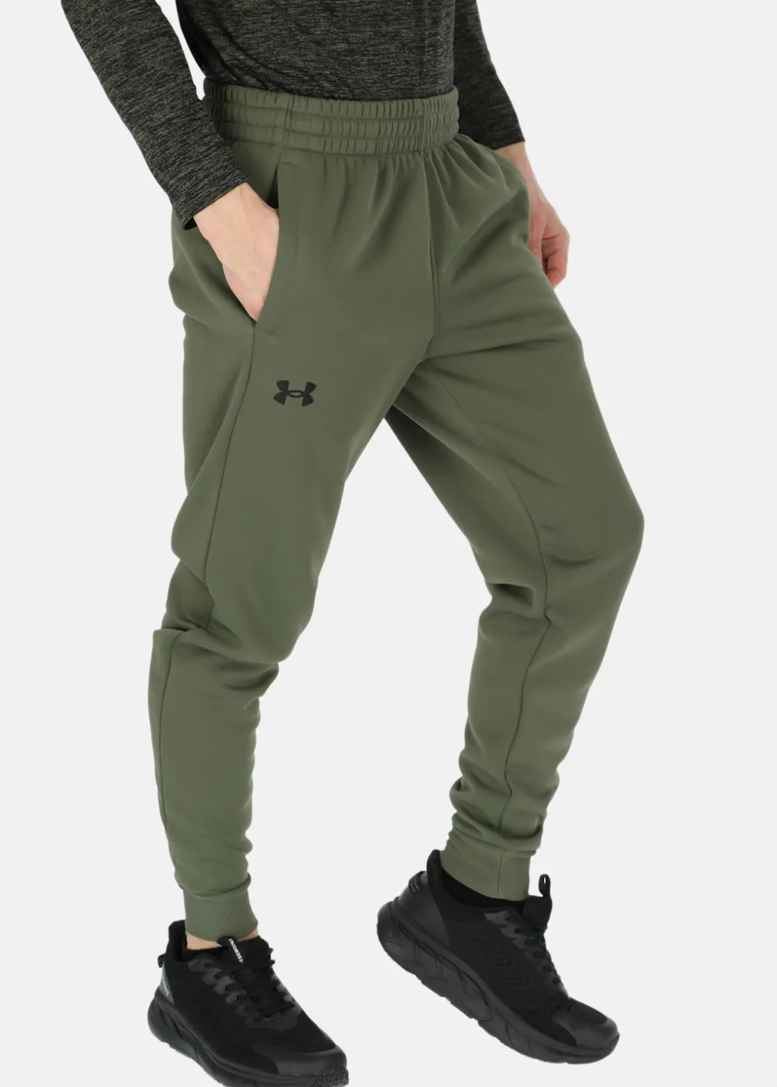 New Under Armour UA Armour Fleece Joggers Marine OD Green