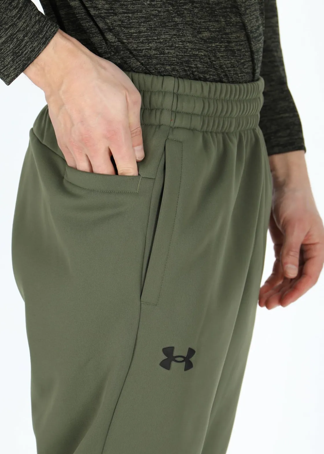 New Under Armour UA Armour Fleece Joggers Marine OD Green