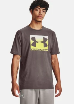Outlet Under Armour UA BOXED SPORTSTYLE SS Ash Taupe