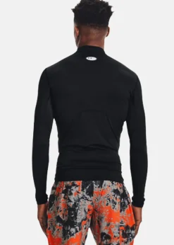 New Under Armour UA CG Armour Comp Mock Black