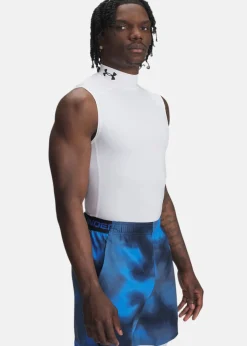 Sale Under Armour UA HG Armour Comp Mock SL White