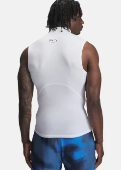 Sale Under Armour UA HG Armour Comp Mock SL White