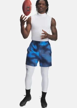 Sale Under Armour UA HG Armour Comp Mock SL White