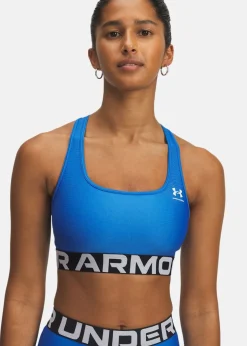 Under Armour UA HG Mid Branded Blue Atlantis