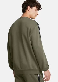 Sale Under Armour UA Icon Fleece Crew Taping Marine OD Green