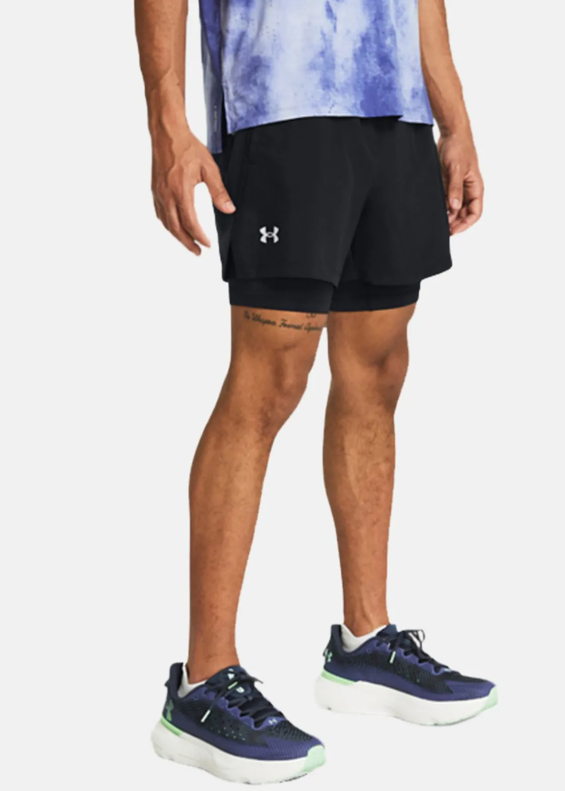Best Under Armour UA LAUNCH 5'' 2-IN-1 SHORTS Black