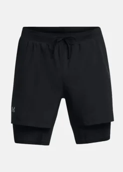 Best Under Armour UA LAUNCH 5'' 2-IN-1 SHORTS Black