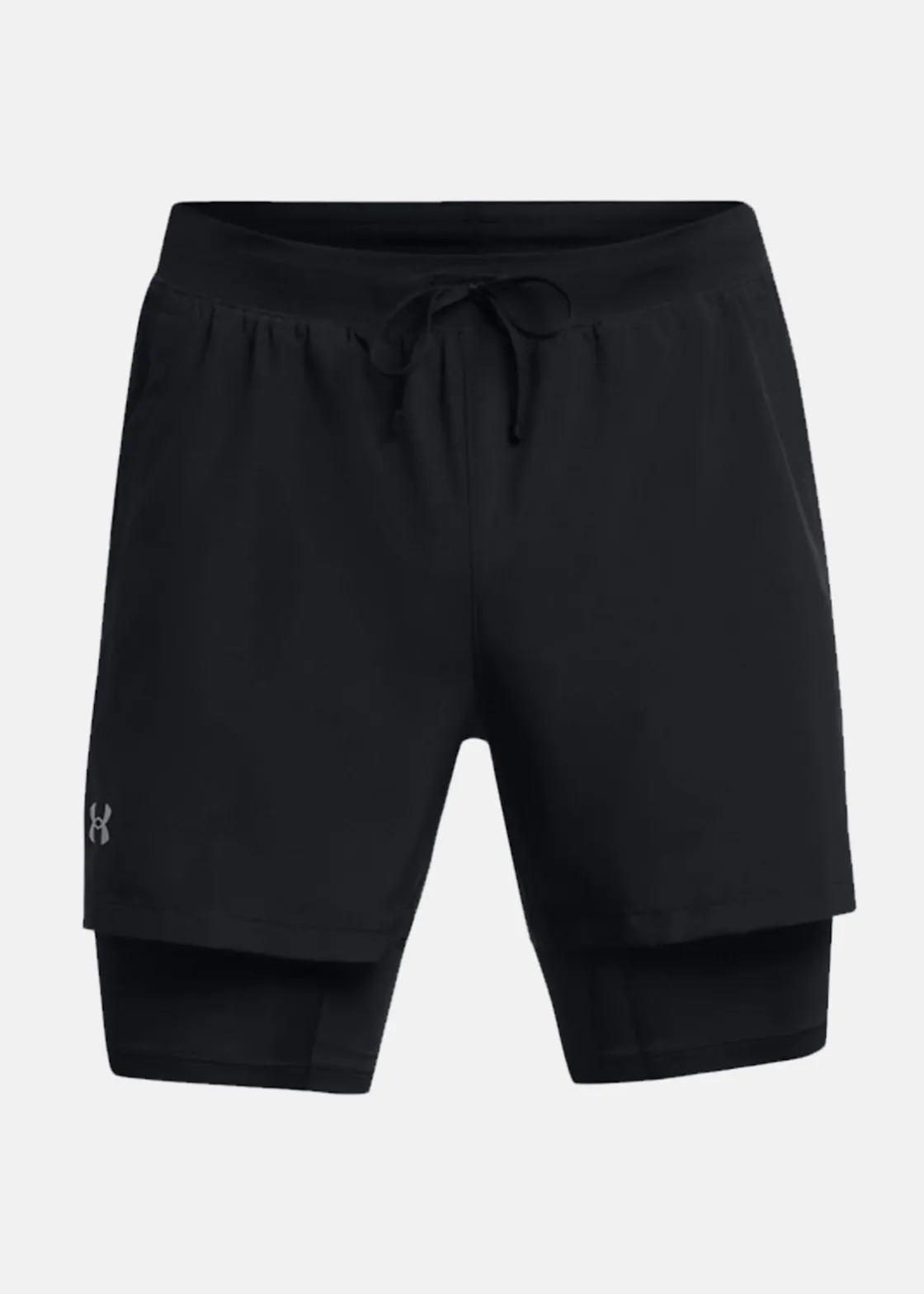 Best Under Armour UA LAUNCH 5'' 2-IN-1 SHORTS Black