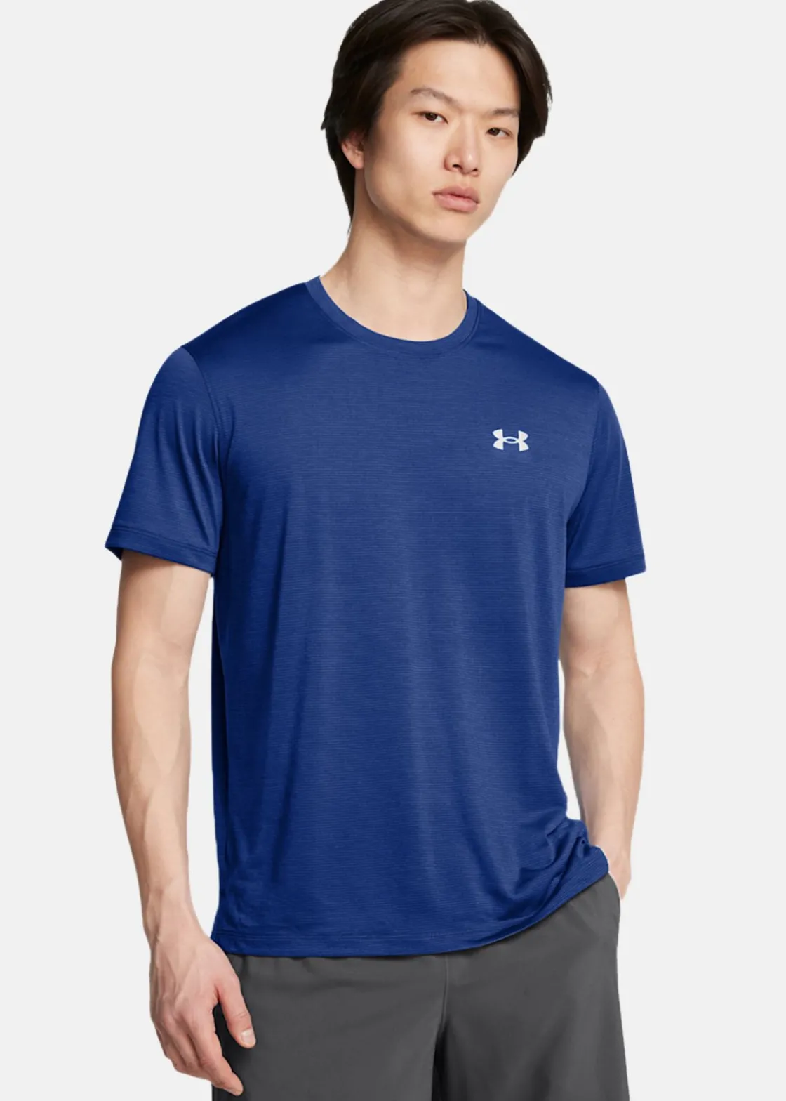 Hot Under Armour UA LAUNCH SHORTSLEEVE Tech Blue