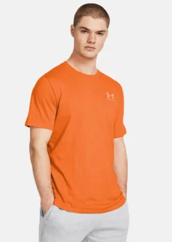 Hot Under Armour UA M SPORTSTYLE LC SS Orange