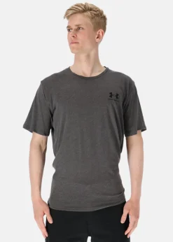 Hot Under Armour UA M SPORTSTYLE LC SS CHARCOAL MEDIUM HEAT