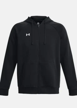 Under Armour UA Rival Fleece FZ Hoodie Black