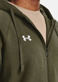 Discount Under Armour UA Rival Fleece FZ Hoodie Marine OD Green