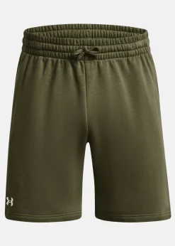 Clearance Under Armour UA Rival Fleece Shorts Marine OD Green