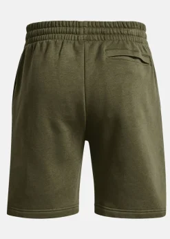 Clearance Under Armour UA Rival Fleece Shorts Marine OD Green