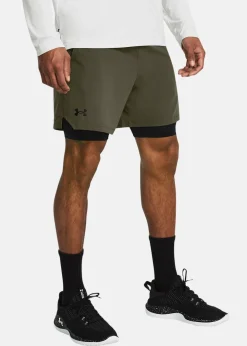 Clearance Under Armour UA Vanish Woven 2in1 Sts Marine OD Green