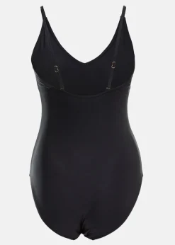 Outlet Athlecia Ulanda W Plunge Swimsuit Black