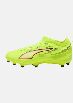 Sale Puma ULTRA 6 MATCH FG/AG Jr Yellow Alert-PUMA Black-Glowing Red-Lime Squeeze