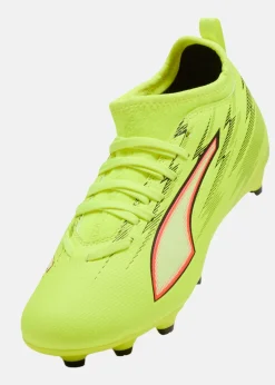 Sale Puma ULTRA 6 MATCH FG/AG Jr Yellow Alert-PUMA Black-Glowing Red-Lime Squeeze