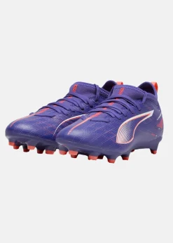 Clearance Puma ULTRA 5 MATCH FG/AG Jr Lapis Lazuli-PUMA White-Sunset Glow