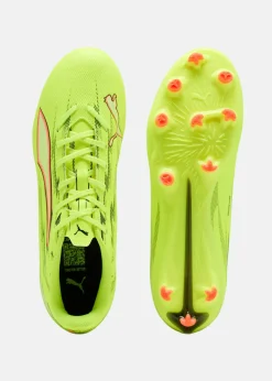 Hot Puma ULTRA 6 PLAY FG/AG Yellow Alert-PUMA Black-Glowing Red-Lime Squeeze