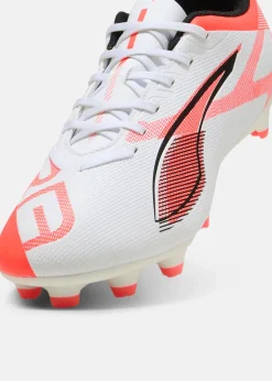 New Puma ULTRA 5 PLAY FG/AG PUMA White-PUMA Black-Glowing Red