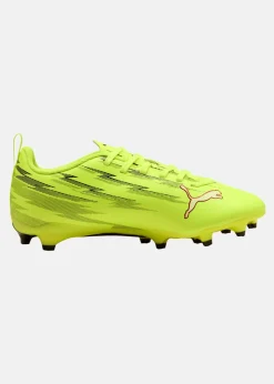 Sale Puma ULTRA 6 PLAY FG/AG Jr Yellow Alert-PUMA Black-Glowing Red-Lime Squeeze