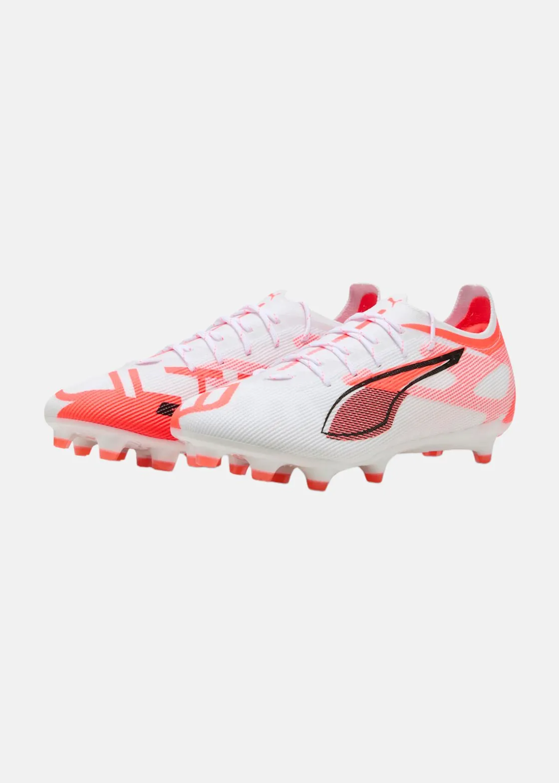 Online Puma ULTRA 5 PRO FG/AG PUMA White-PUMA Black-Glowing Red