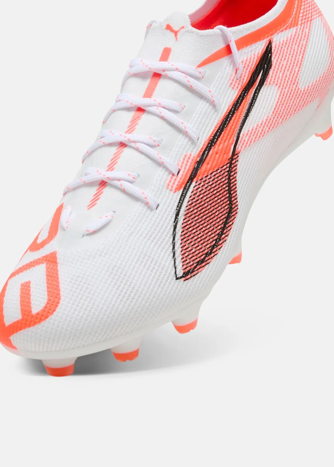 Online Puma ULTRA 5 PRO FG/AG PUMA White-PUMA Black-Glowing Red