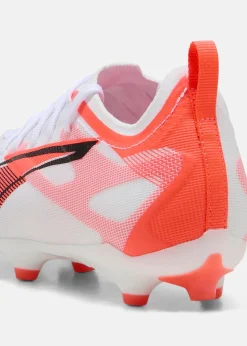 Sale Puma ULTRA 5 PRO FG/AG Jr PUMA White-PUMA Black-Glowing Red