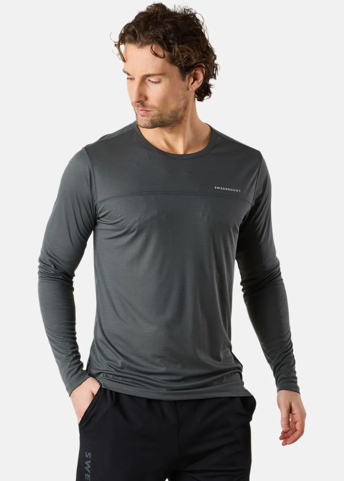 Sale Swedemount Ultra Light LS Tee II Dusty Green