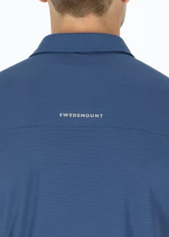 Hot Swedemount Ultra Light Piké Denim Blue