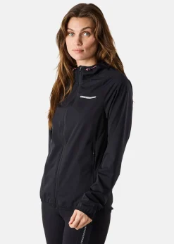Sale Swedemount Ultra Light Running Jacket W Black/Dusty Rose