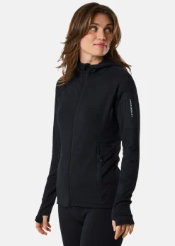 Clearance Swedemount Ultra Light Tech Midlayer Hood W Black