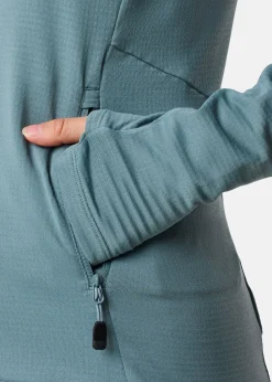 Swedemount Ultra Light Tech Midlayer Hood W Sage Green