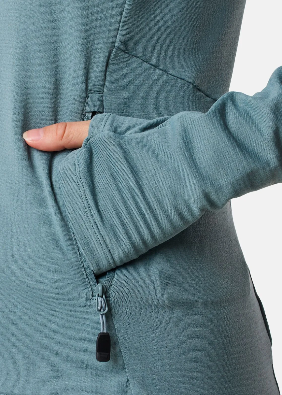 Swedemount Ultra Light Tech Midlayer Hood W Sage Green