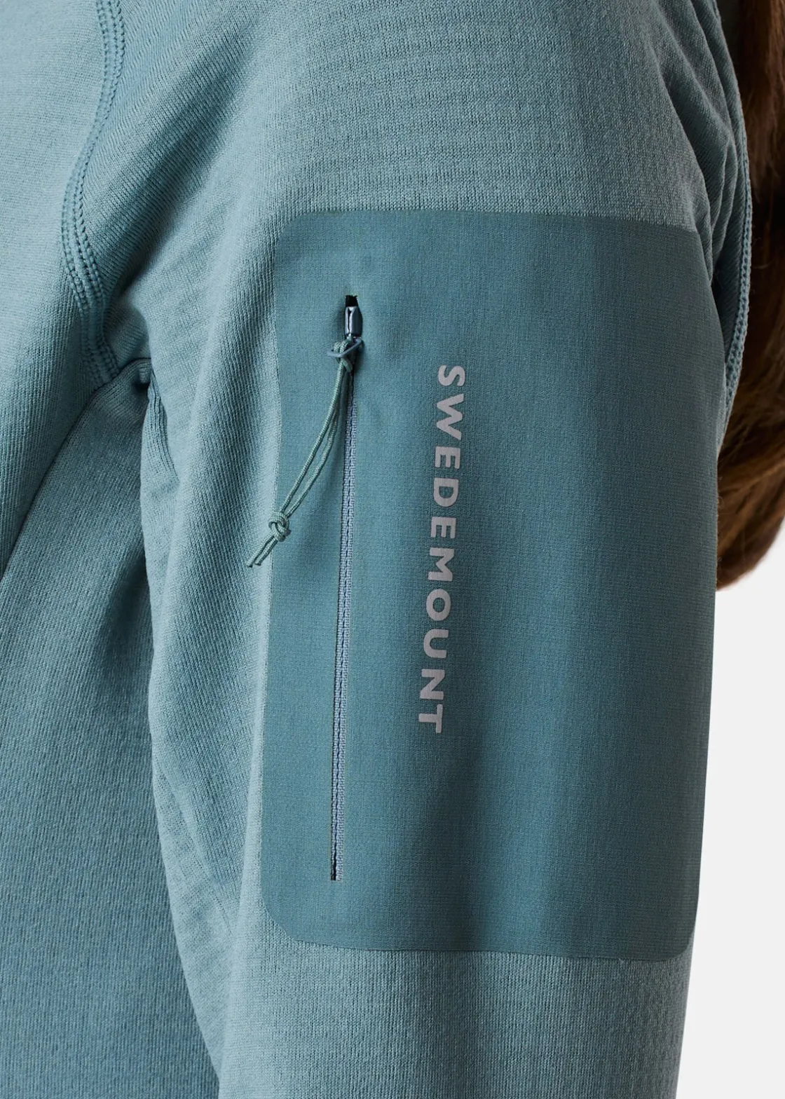 Swedemount Ultra Light Tech Midlayer Hood W Sage Green